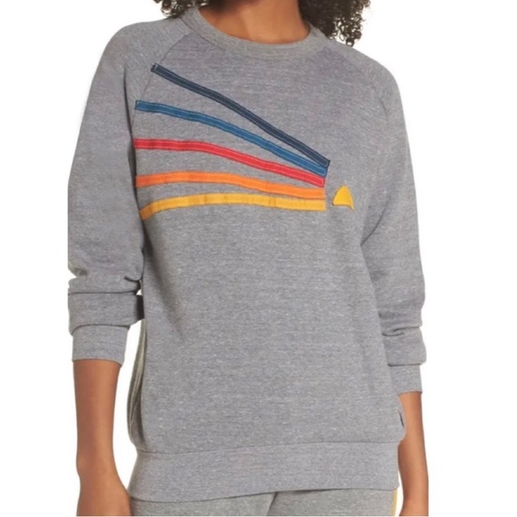 Aviator Nation Tops - Aviator Nation Day Dream Sweater in Heather
